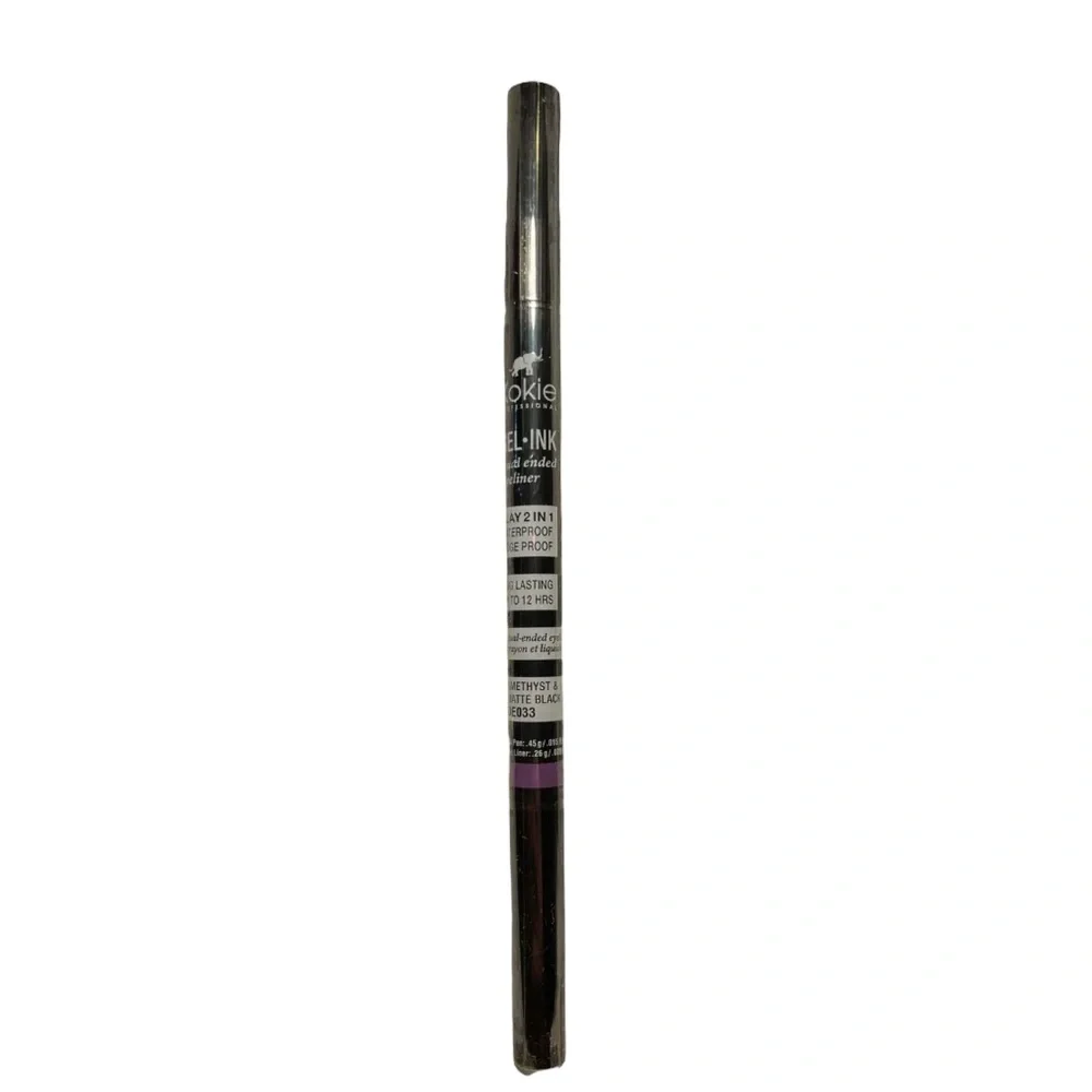 💎 Kokie Professional Gel - Ink AMETHYST + MATTE BLACK Dual Ended Eyeliner